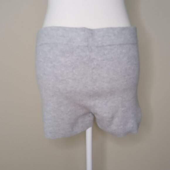 Women's Cozy Heather Gray Pajama Shorts - Picture 2 of 4